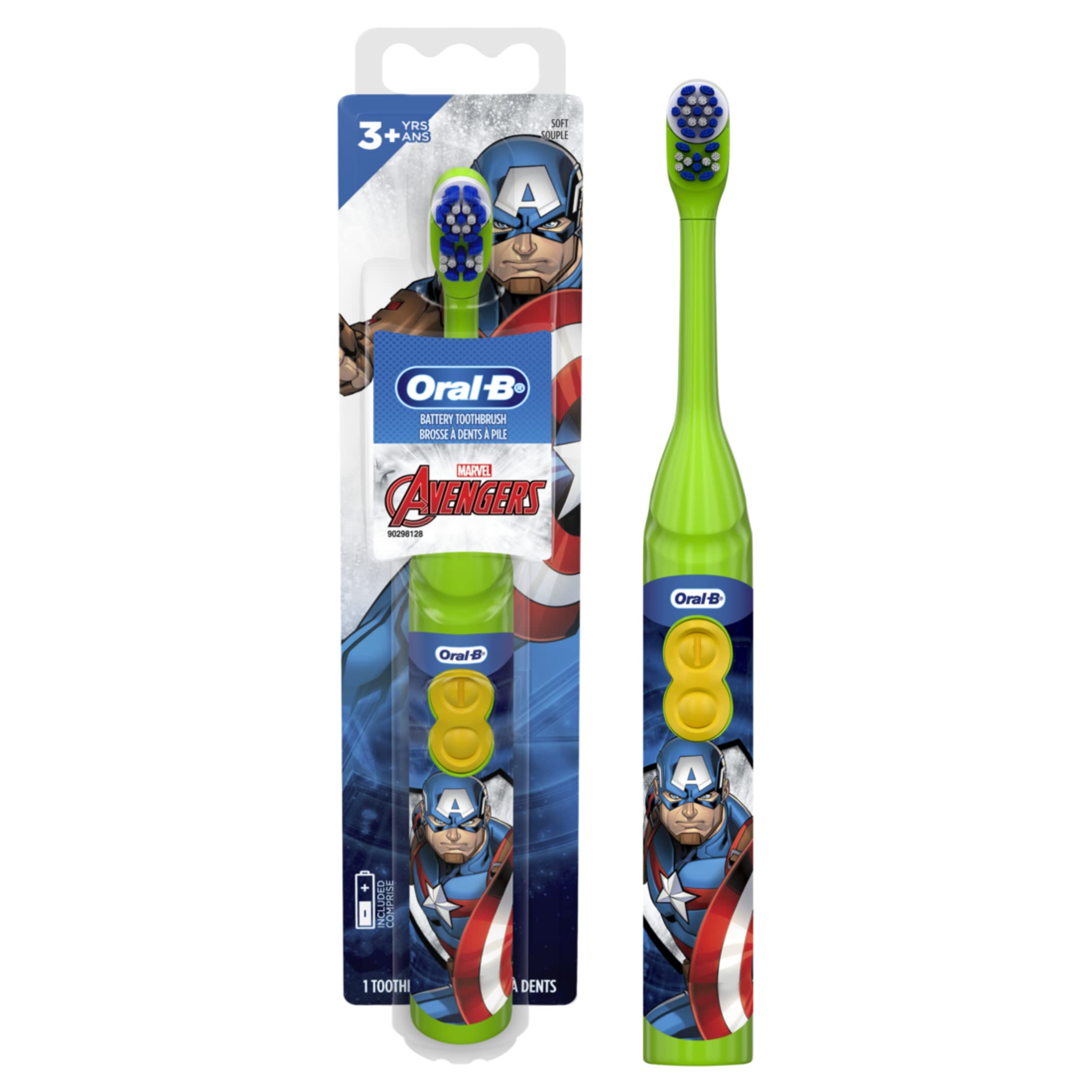 Oral-B primer plano de las cerdas extra suaves para proteger encías infantiles