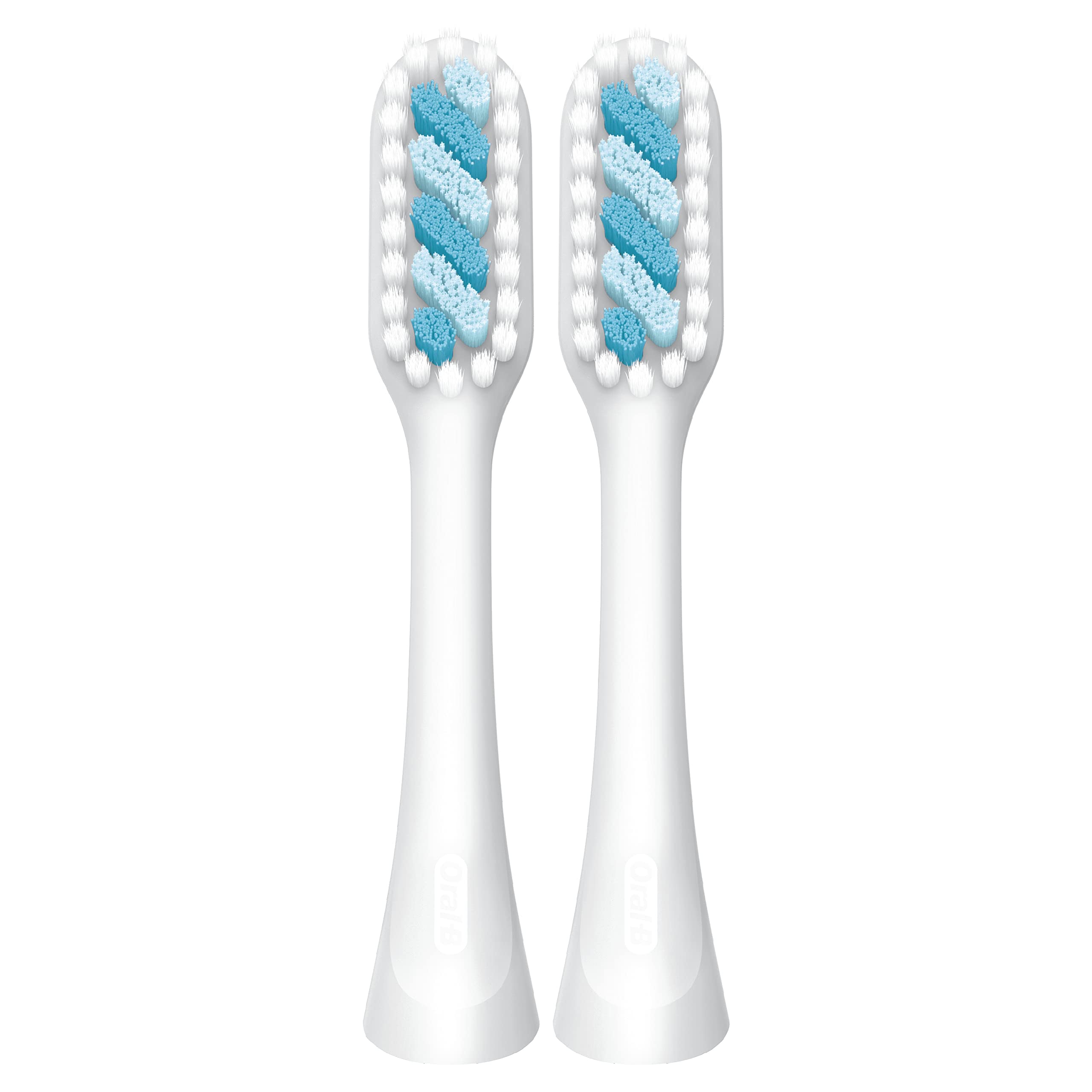 Oral-B detalle de cerdas en X que muestra mejor alcance entre dientes