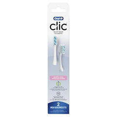 Oral-B empaque frontal del pack de 2 cabezales con protección higiénica