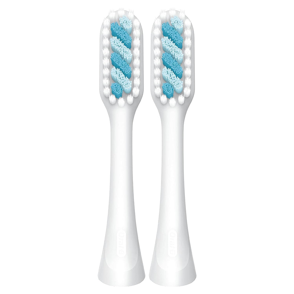 Oral-B Clic cabezal en mano para demostrar fácil instalación