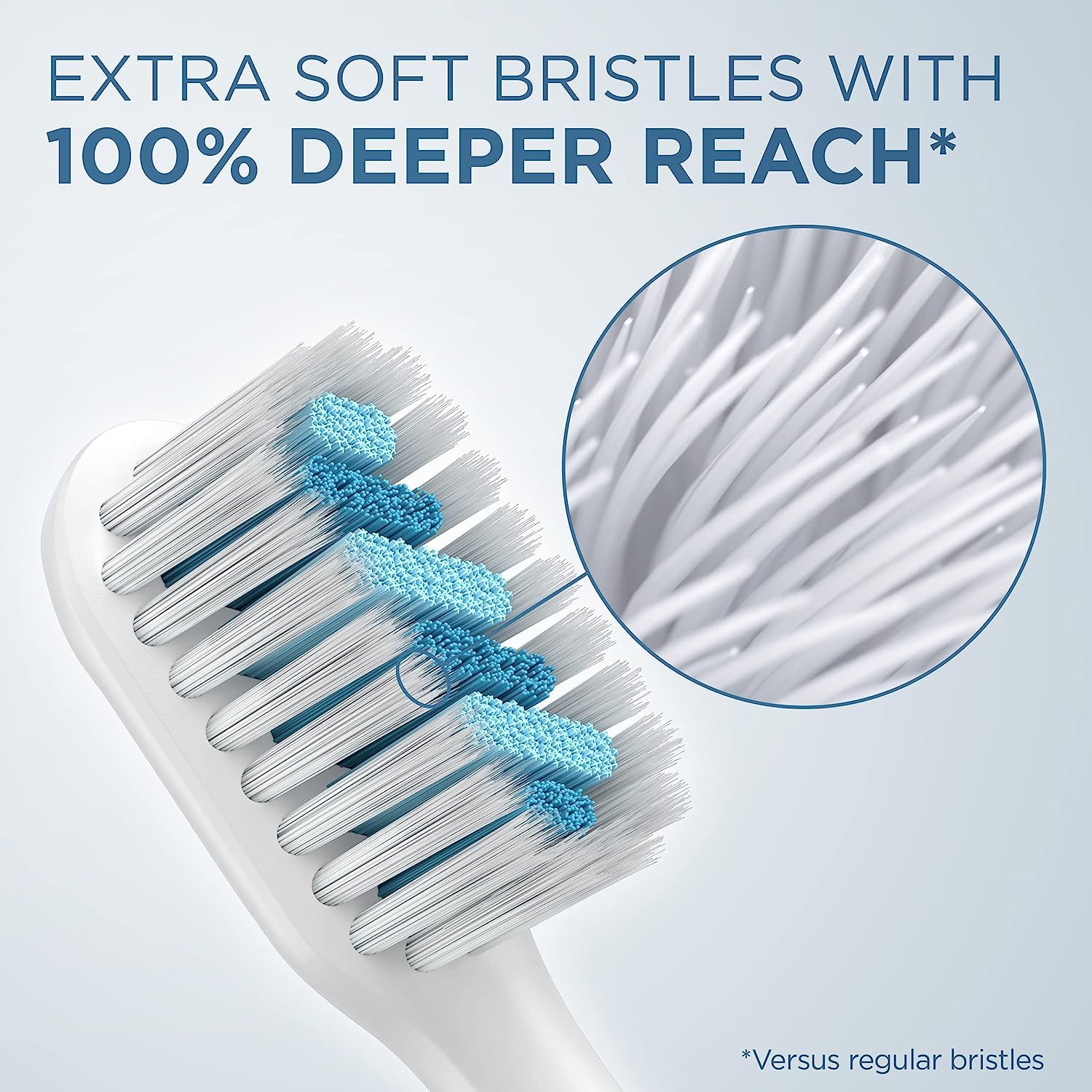 Oral-B Clic etiqueta con información de producto y recomendaciones