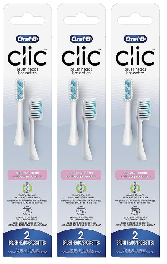 Oral-B Clic Sensitive Clean vista frontal mostrando diseño y color