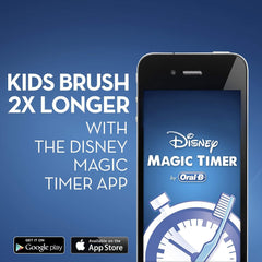 Oral-B pantalla app Disney MagicTimer que alienta 2 minutos