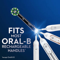 Oral-B detalle de cerdas anguladas para mayor cobertura interdental y limpieza