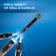 Oral-B empaque abierto con dos unidades listos para sustituir recambios