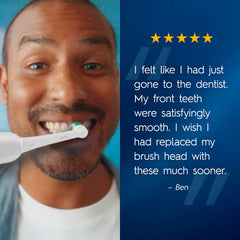 Oral-B enfoque lateral del cabezal Sensitive, suavidad en encías