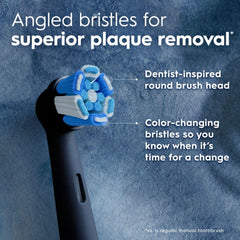 Oral-B primer plano de cerdas que muestra suavidad y densidad