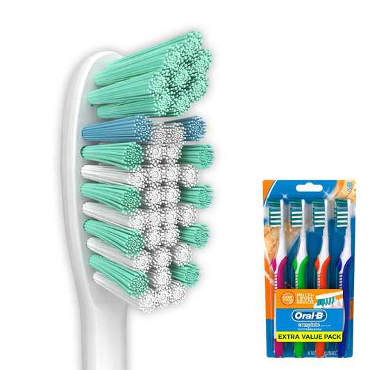 Oral-B detalle de cerdas puntas de potencia y masaje para limpieza profunda