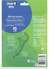 Oral-B primer plano de la hebra Glide mostrando textura suave y resistencia