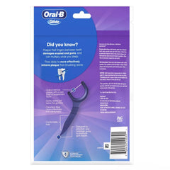 Oral-B primer plano del hilo Glide mostrando textura y resistencia