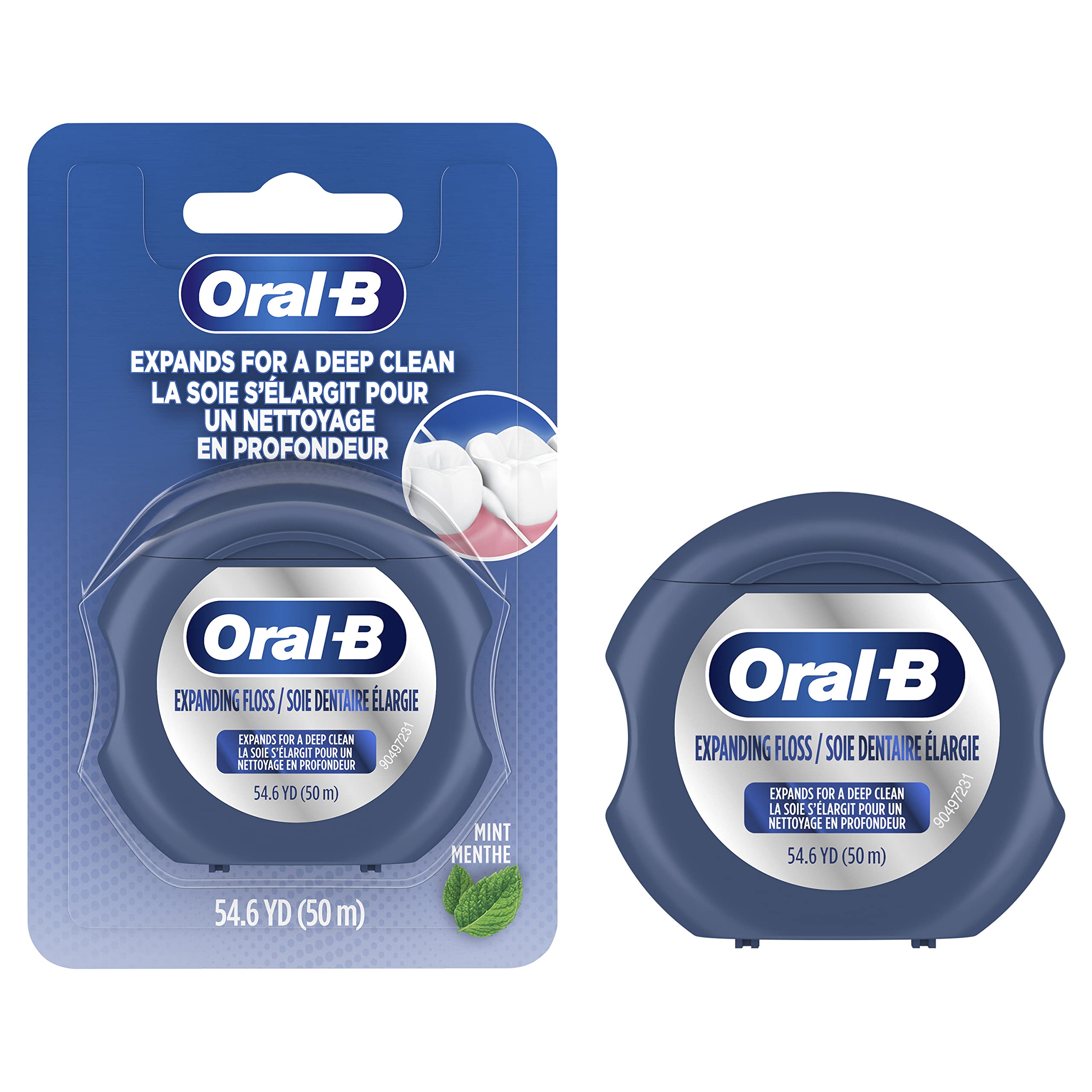 Oral-B detalle de la textura del hilo para limpieza profunda y suave
