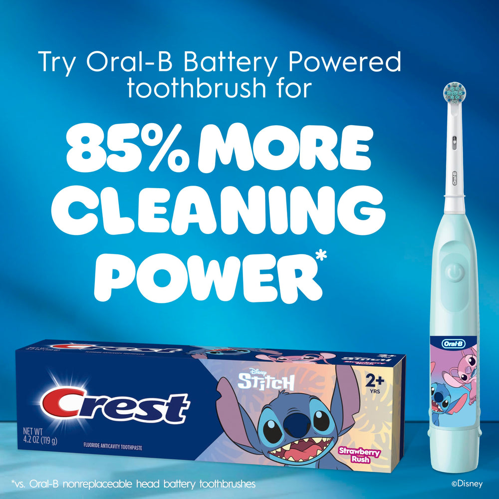 Oral-B embalaje y etiqueta, información clara del producto y edad