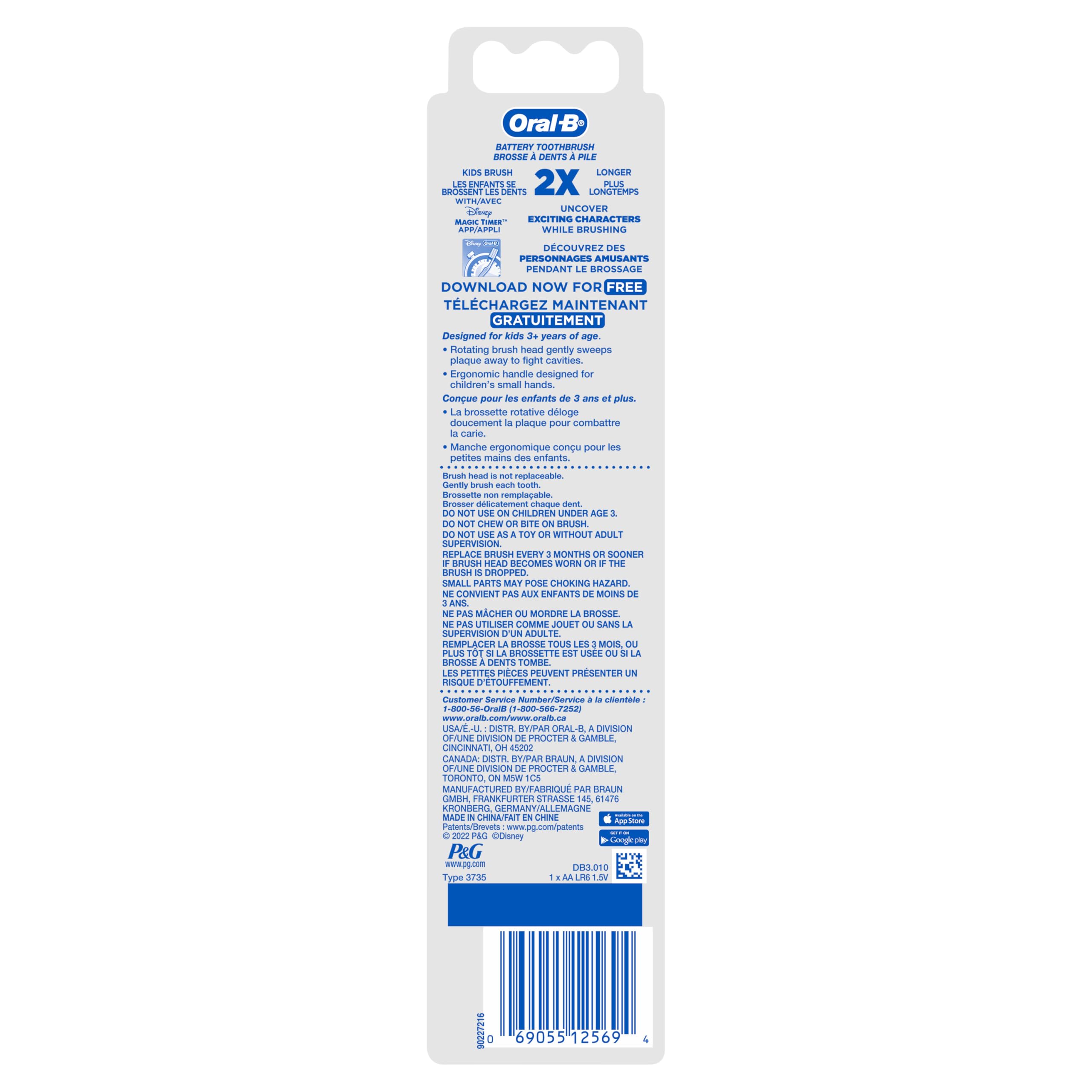 Oral-B empaques individuales, práctica reposición y viaje