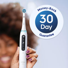 Oral-B empaque lateral con información del producto y beneficios claros