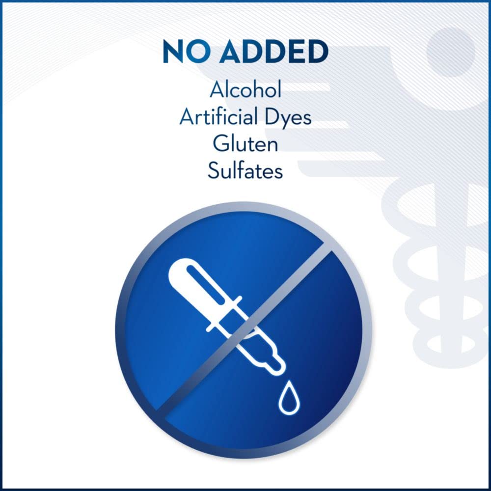 Empaque Oral-B con lista de ingredientes sin alcohol ni SLS