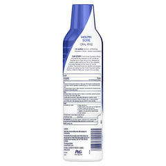 Detalle de la etiqueta Oral-B con instrucciones y beneficios visibles