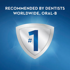 Oral-B escena familiar en baño, hábito de higiene compartido