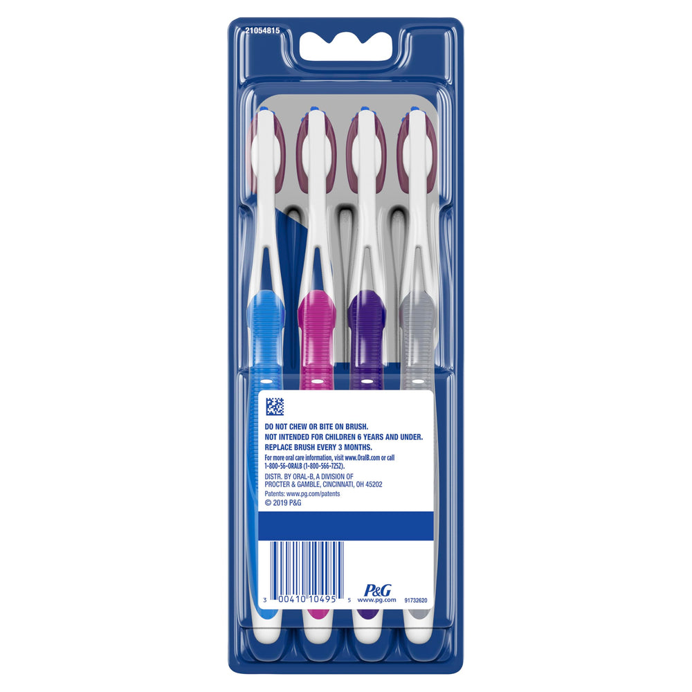 Oral-B etiqueta del producto mostrando características clave