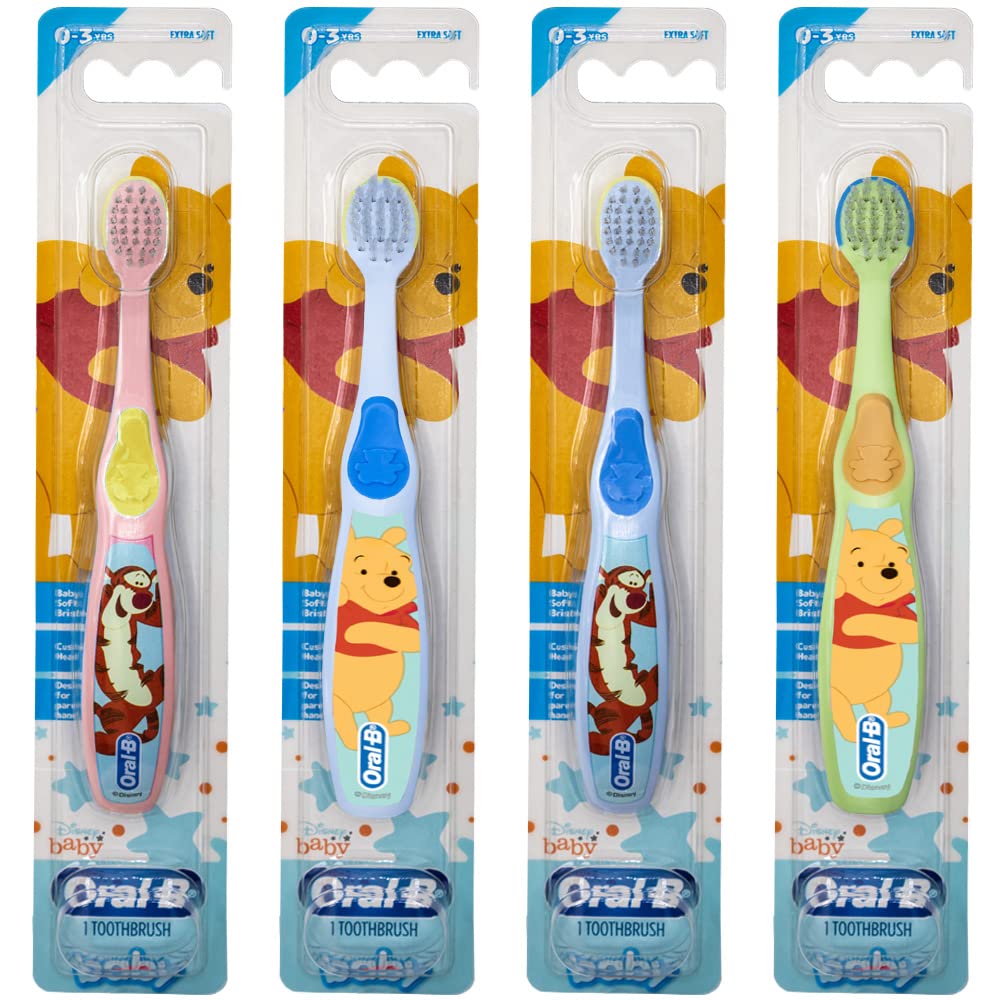 Oral-B frente del empaque con diseño Pooh que inspira confianza