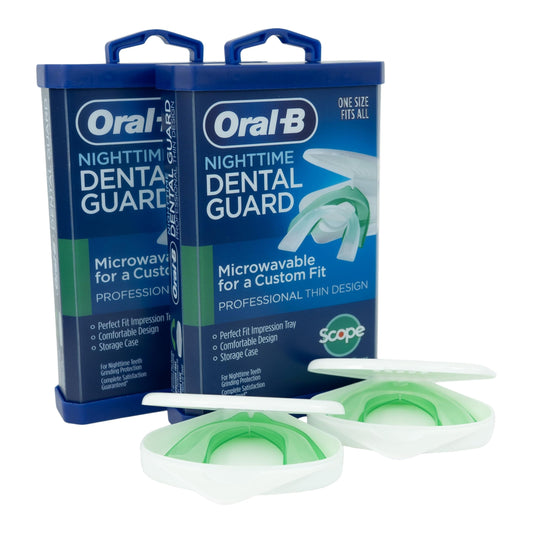 Oral-B frontal del empaque mostrando la marca y beneficios