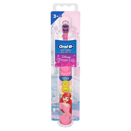 Oral-B vista frontal del cepillo con diseño Ariel que atrae a niños