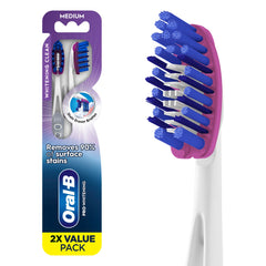 Oral-B pack de 2 frontal mostrando diseño y beneficio limpieza eficaz