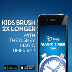 Pantalla de la app Disney MagicTimer con cepillo Oral-B Frozen