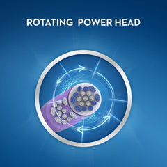 Detalle del cabezal rotatorio Oral-B Frozen que mejora la limpieza
