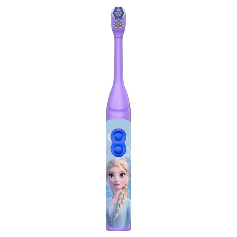 Ambiente familiar en baño con cepillo Oral-B Frozen y rutina