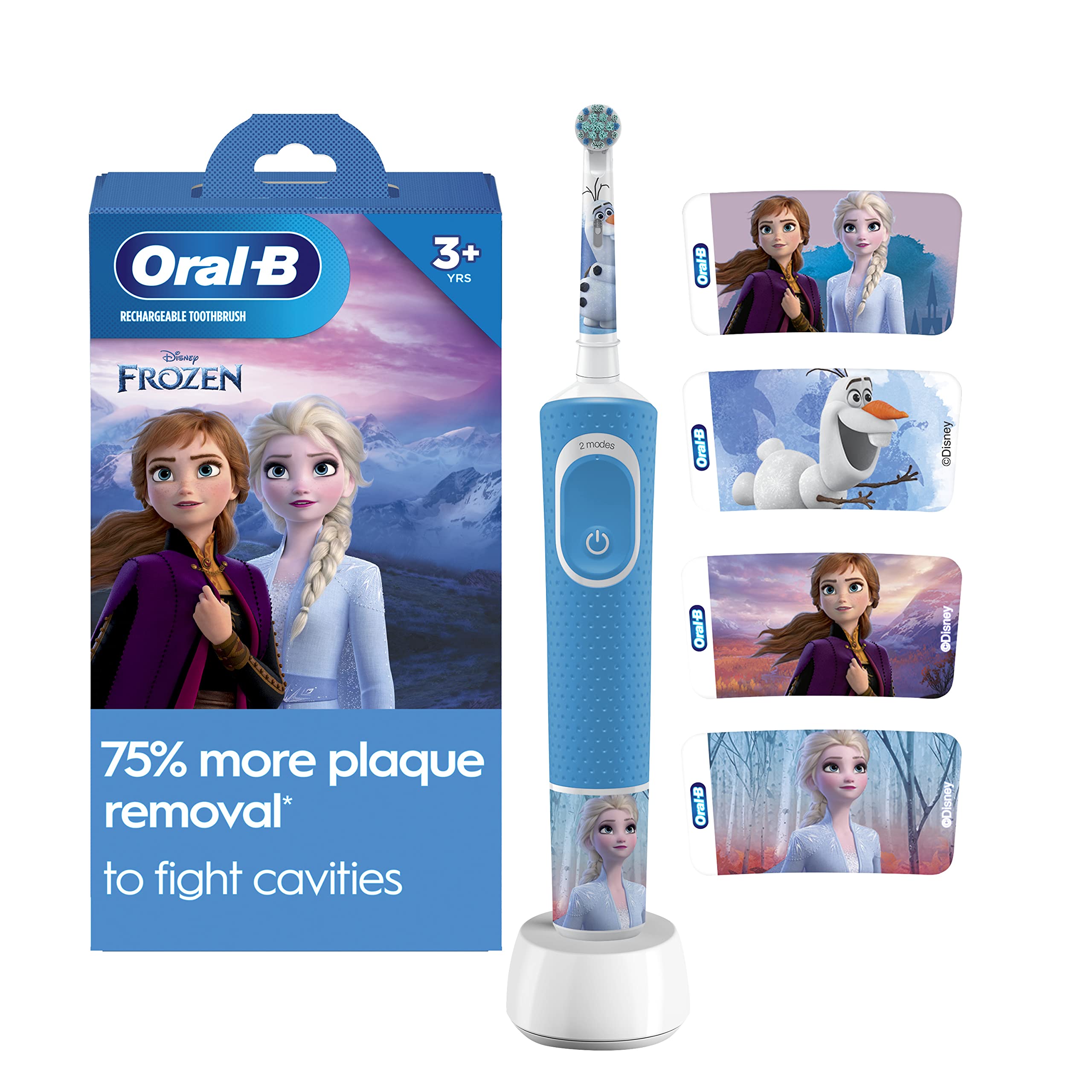 Oral-B cepillo Frozen frontal mostrando diseño y atractivo infantil