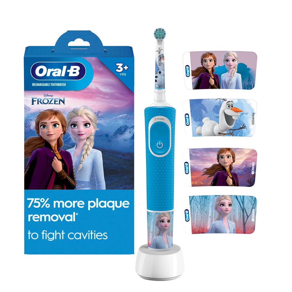 Oral-B cepillo Frozen frontal mostrando diseño y atractivo infantil
