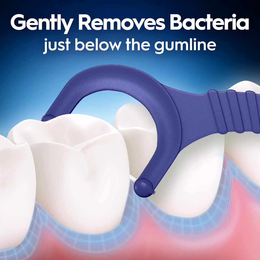 Oral-B etiqueta de ingredientes destacando ausencia de PTFE y PFAS