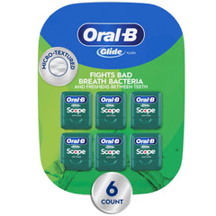 Oral-B Glide frasco frontal muestra formato y beneficio de frescor