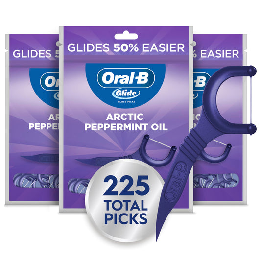 Oral-B vista frontal del empaque mostrando cantidad y sabor, frescor garantizado