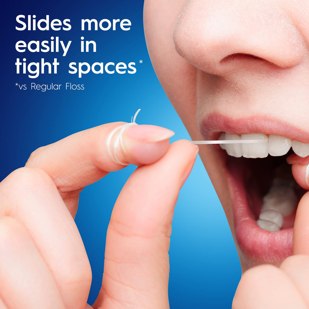 Oral-B Glide PRO gráfico comparativo de residuos reducido