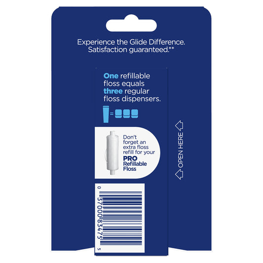 Oral-B Glide PRO dispensador recargable en primer plano práctico