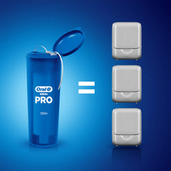 Oral-B Glide PRO etiqueta con información del producto clara
