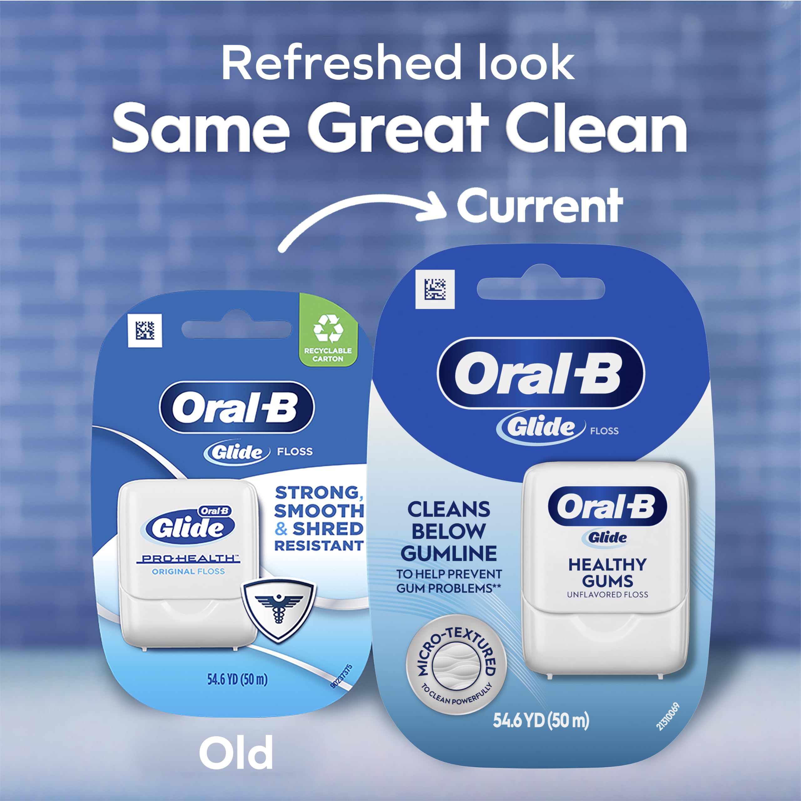Oral-B detalle de la textura del hilo demostrando resistencia y deslizamiento