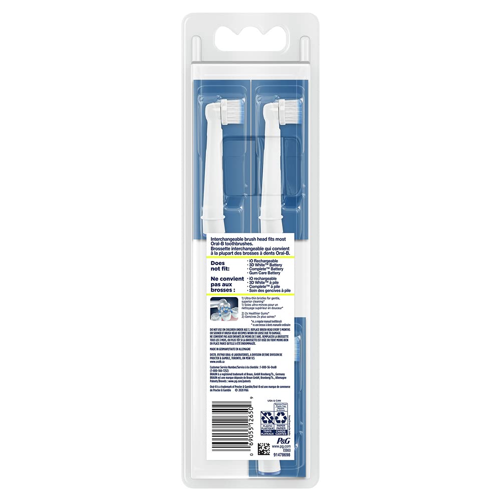 Oral-B primer plano de cerdas ultrasuaves que protege encías sensibles