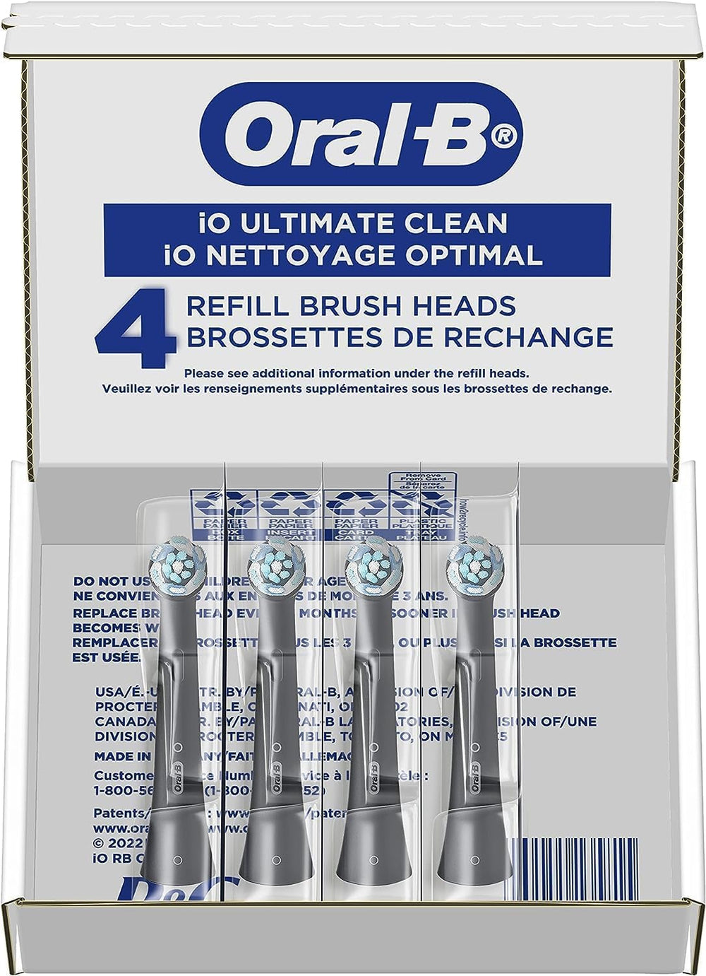 Oral-B escenario de baño con cabezal listo para rutina diaria