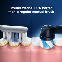 Oral-B detalle de cerdas que cambian de color indicando cuándo reemplazar
