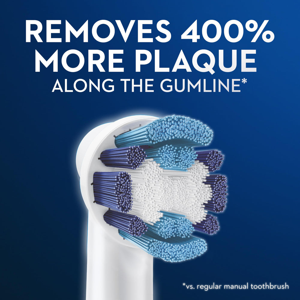 Oral-B detalle de filamentos con indicador para saber cuándo reemplazar