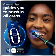 Oral-B anillo luminoso iO que guía tiempo y presión mientras cepilla