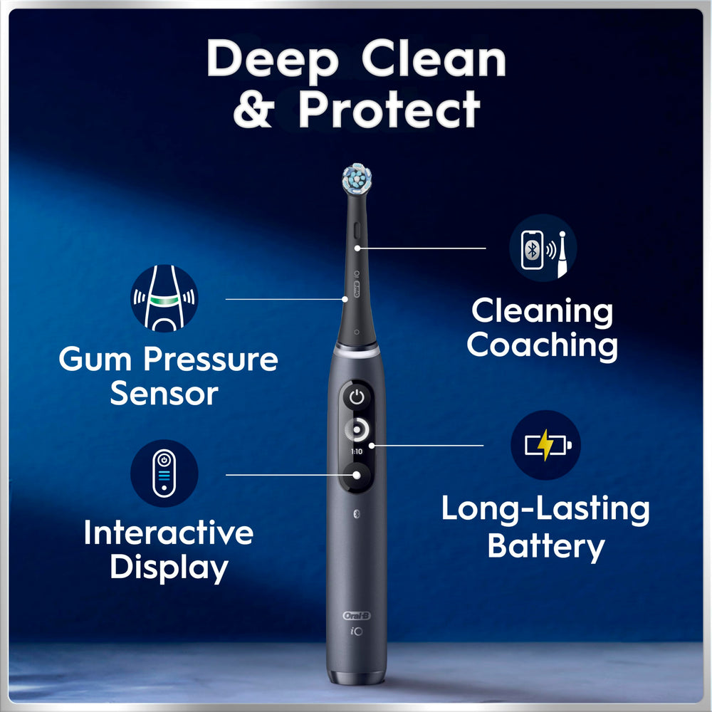 Oral-B detalle de cerdas del cabezal para limpieza precisa y suave