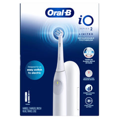 Oral-B empaque lateral mostrando especificaciones y diseño premium del producto