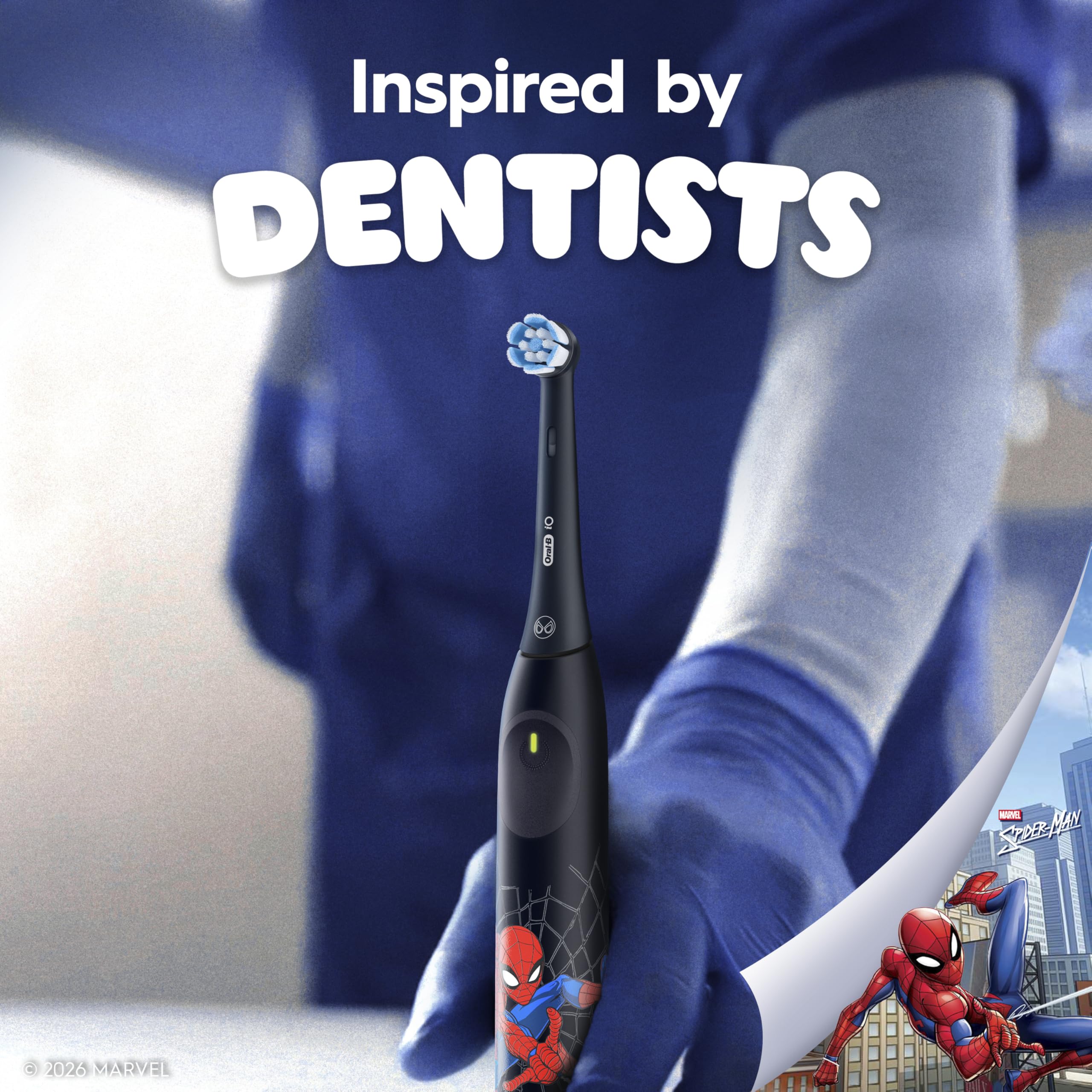 Oral-B iO Kids Spiderman en ambiente familiar fomentando hábitos diarios