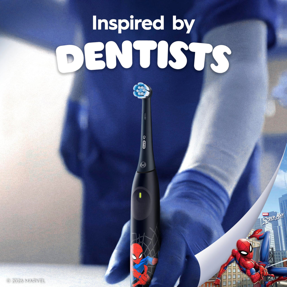 Oral-B iO Kids Spiderman en ambiente familiar fomentando hábitos diarios