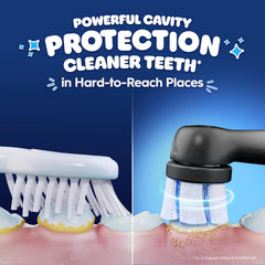 Oral-B iO Kids Spiderman detalle del cabezal suave para limpieza eficaz