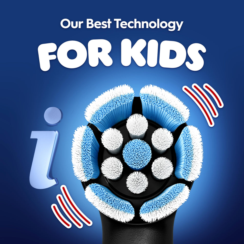 Oral-B iO Kids Spiderman sensor de presión protegiendo encías delicadas