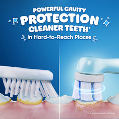 Oral-B iO Kids detalle del cabezal redondo para limpieza precisa